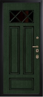 Входная дверь Кранц (М1709/41) малахит / малахит - вид изнутри