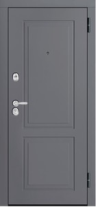 Входная дверь Фридланд (М445/5 Е) серый / белый