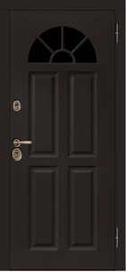 Входная дверь Самбия (М368/2) горький шоколад / белый